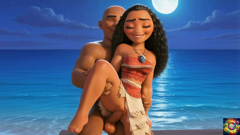 Caitlynvx: Romansa seksi Moana - ASMR Animasi AI