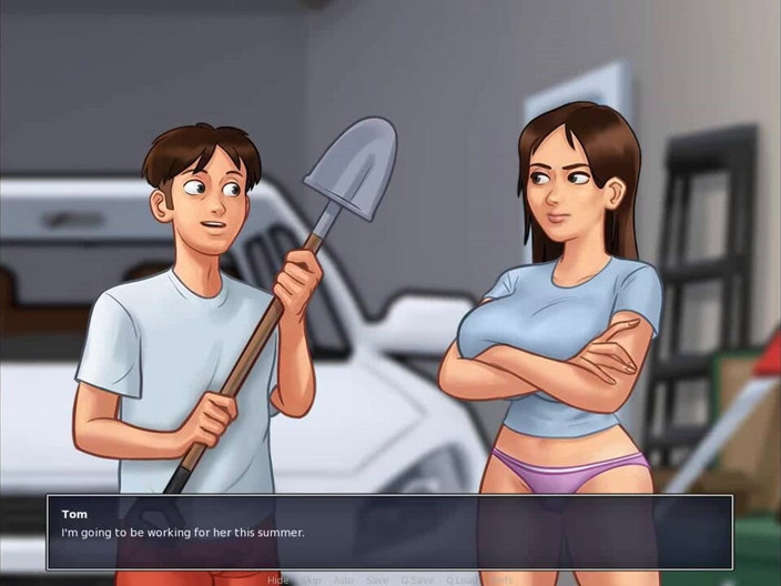 Dirty GamesXxX: Summertime Saga: Sexy MILF and her garden-Ep5
