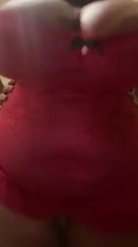 Black SSBBW Outdoor Striptease