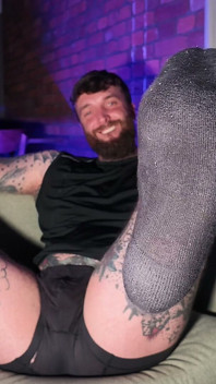 Tattooed Dom Foot Worship Solo Countdown