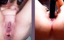 Mirelladelicia striptease: Anal närbild dildo 20x3