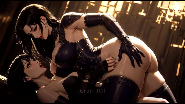 Croft JOI: Naughty Big Ass Shaking Her Big Horny Ass in Her...
