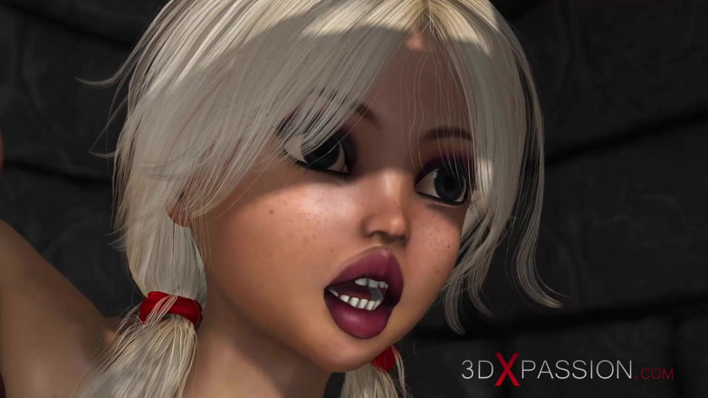 3dxpassion: Seks hot di penjara bawah tanah! Gadis perawan imut dientot...