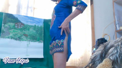 Bolly Karma: Sie macht sich nackig für Tipps auf Live-Webcam.