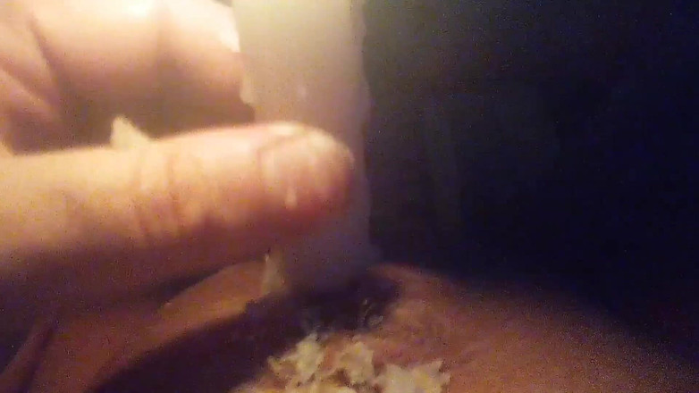 kinkylittledickie: Look at All That Candle Wax on My Glued Little...