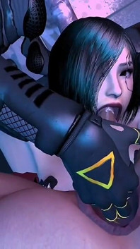 Ada Wong selfsuck a anální pěst