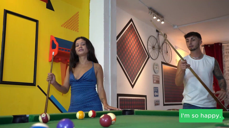 Juan Lucho: Very Slutty Latina Eats Ass in Pool