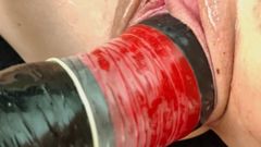In Need of the Fist: I Fuck My Bald Cunt with a Giant Dildo, Then...