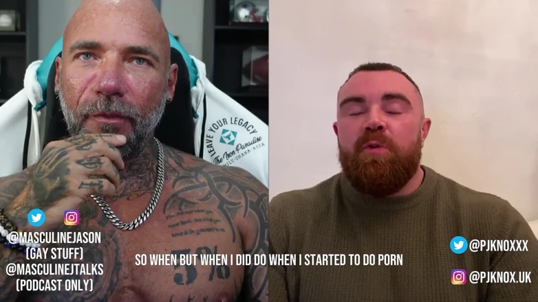 Raw and Uncensored with Masculine Jason: 色情明星忏悔 - Pj knox（第118集）
