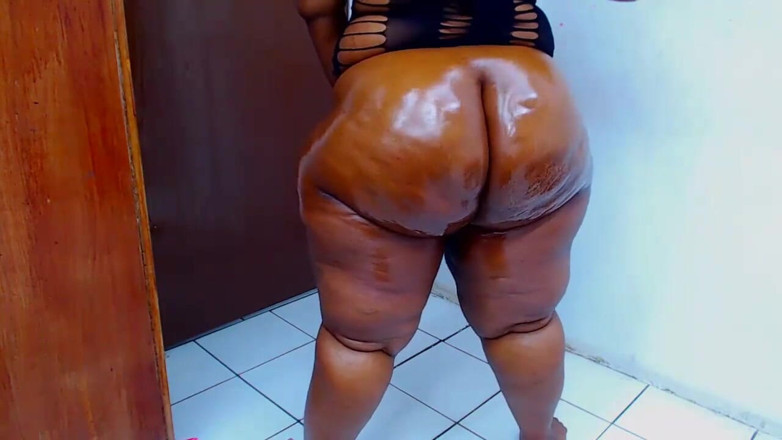Big black clapping booties: Jack off do mojego potwornego tyłka BBW, odcinek 1067