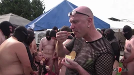 6 Girls Outdoor Gangbang Orgy Real German Cumsluts