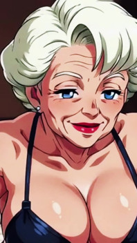 Ai Granny Deep Cleavage Tease zblízka