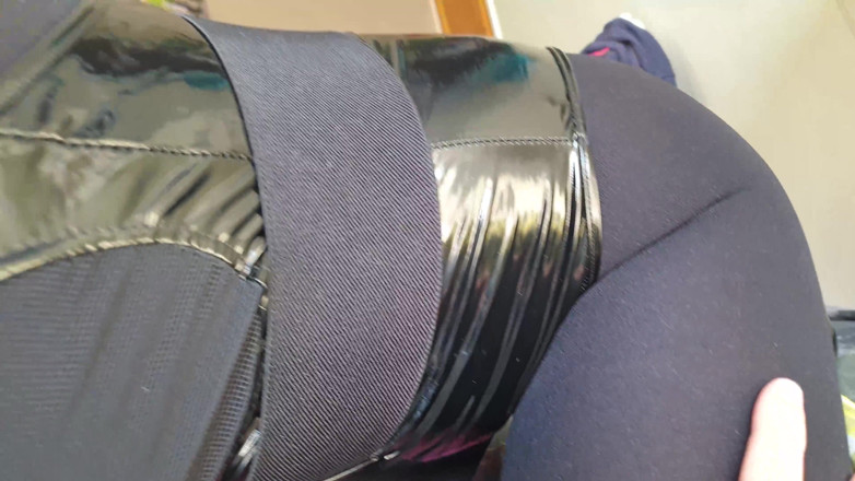 Nylon Xtreme: Cam POV blowjob black encasement nylon