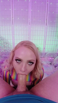Sweet Dixie Niechlujny POV Blowjob