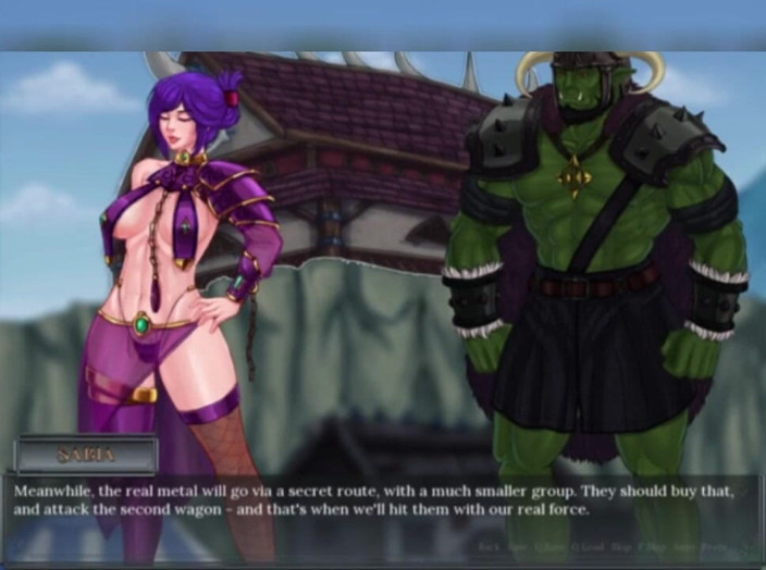 3DXXXTEEN2 Cartoon: Sabia înrobește fetele pisică. Sex cu desene animate porno 3D