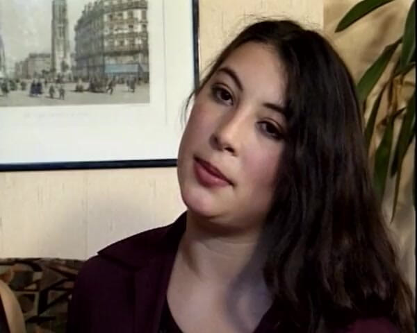 Videos Francaises: French Babes in Stockings Sharing Big Double-headed Dildo