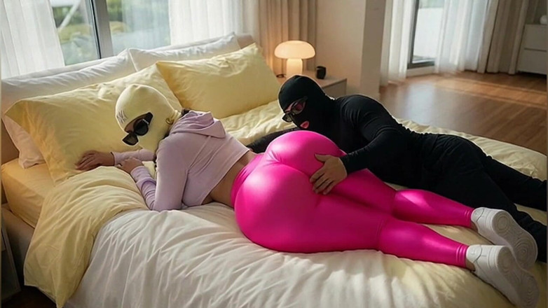 Animate golden: Petite Big Ass Girl Twerking in the Bedroom