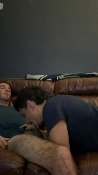 Latino Sucking Guero's Dick