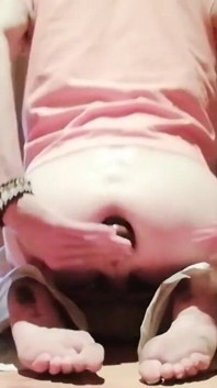 Boy having anal pleasure