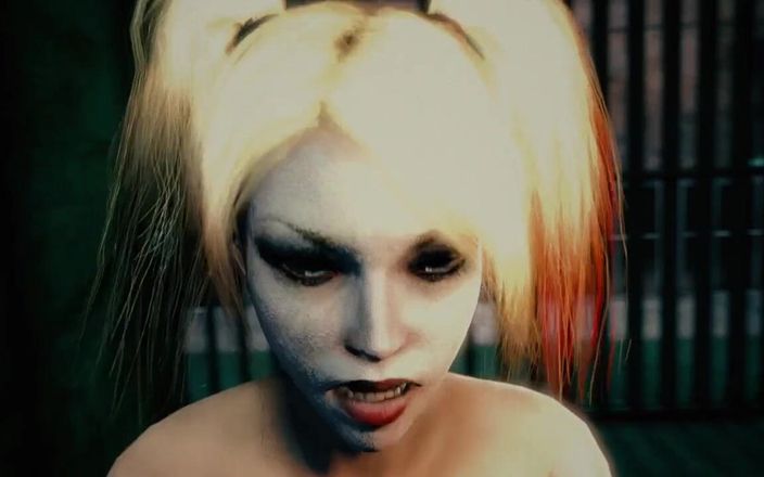 Velvixian 3D: Harley Quinn fode na prisão