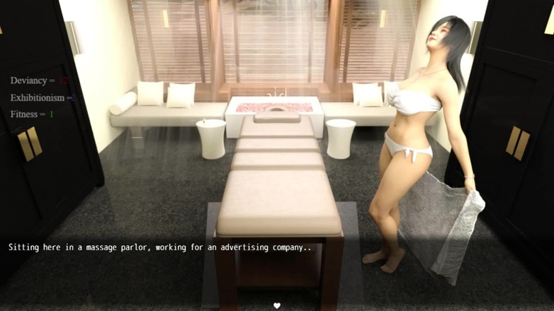 Dirty GamesXxX: リサ:彼女の最初のマッサージ、異人種間のep.39に熱い女の子