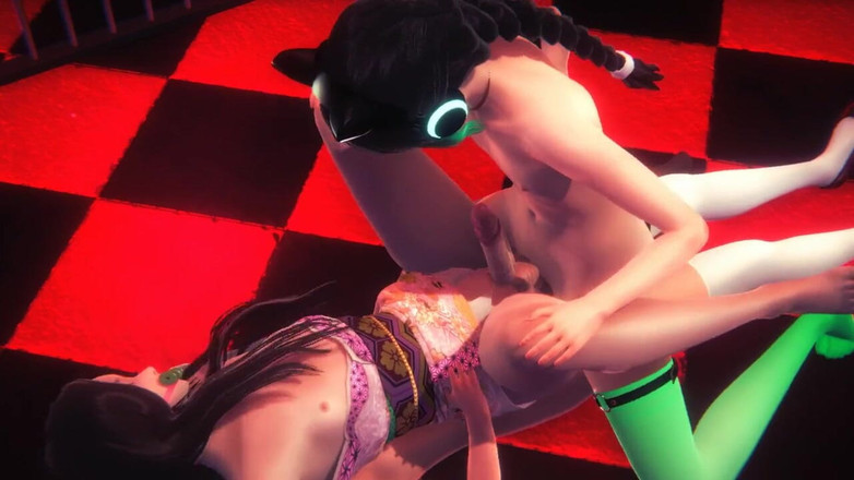 Yaoitube: 恶魔屠宰者 yaoi femboy - Nezuko femboy 粗暴性爱