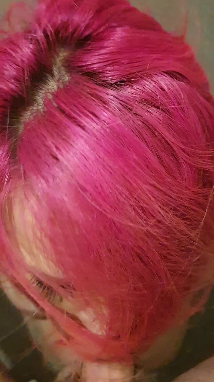 Mandy Foxxx: Niechlujna mokra i niechlujna owłosione włosy z spermą we włosach