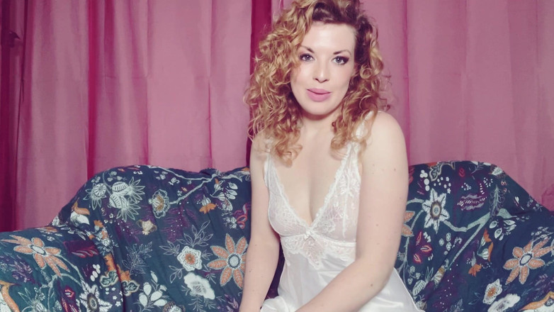 Bunnie Stevens: Deepthroating My Dildo in My Satin Nightie