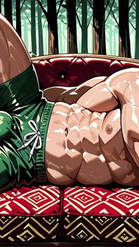 Un sexy uomo pelato ai porno