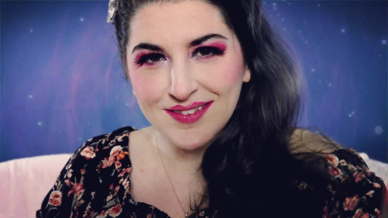 goddessjoules: Różowa szminka na asmr z pleksiglassu