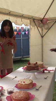 Group fuck with girlfriends with huge breasts are satisfied by different and various cocks