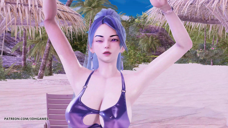 3D-Hentai Games: [MMD] Покоління дівчат - свято Арі Кайса гарячий стриптиз танцювальна Ліга Легенд