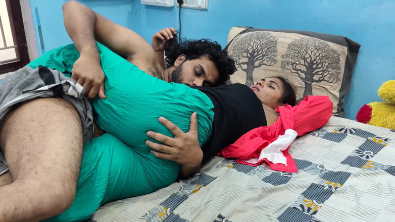 Vaigavarun45: Girl Suck Boy Chest and Boy Removing Girl Dress Hot...