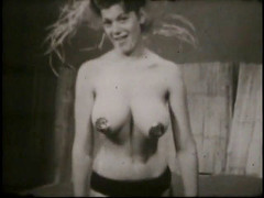 Vintage Usa: Schöne küken nehmen ein bad