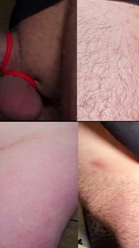 Kompilace šukání na rozdělené obrazovce s německým 4K