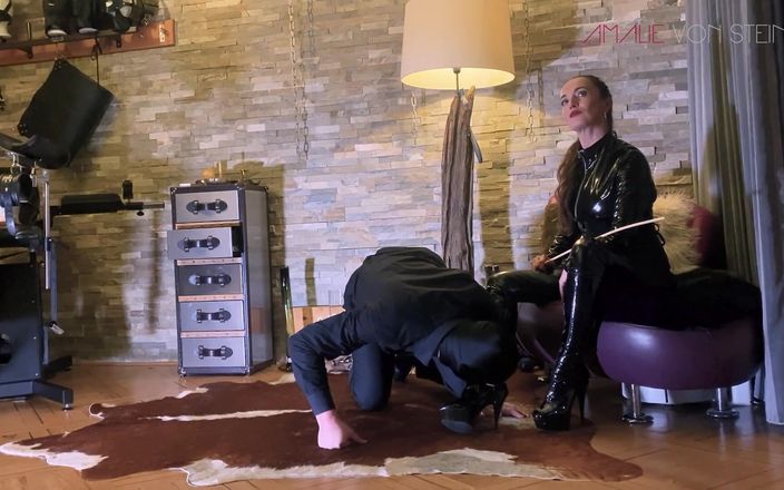 Amalie von Stein: Latex Spit Slave - Obey &amp; Swallow Like a Good Little Piggy