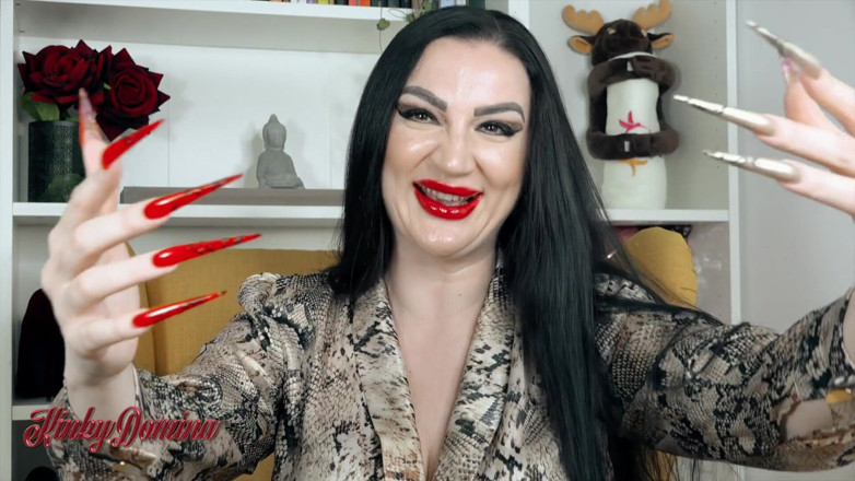 KinkyDomina: Guru Rumania memikatmu dengan lipstik merahnya