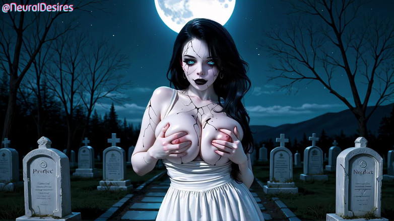 Neural Desires: Banshee z Moonlit Graves ~ generované Ai