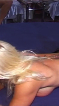 Homemade Amateur Gangbang with Blonde BBW MILF Lara