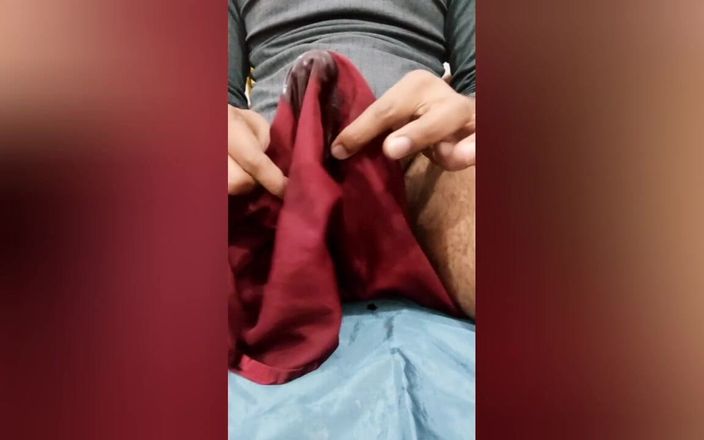 Satin And Silky: 새틴 실크 핸잡 포르노 - Satin Silky Maroon 간호사와 함께하는 자지 머리 문지르기 (84)