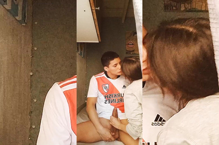 Tunenitovergon: Pemain bola sepak Argentina mengongkek pantat besar si rambut coklat