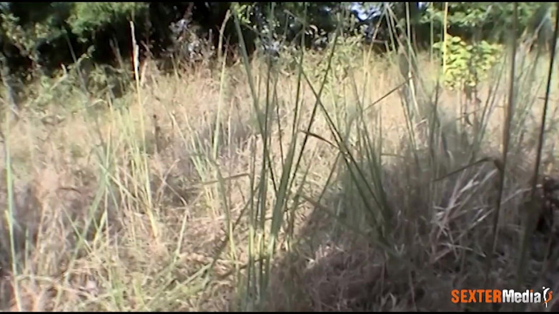 Sextermedia by Pete: Teen Eve in the woods during sex casting