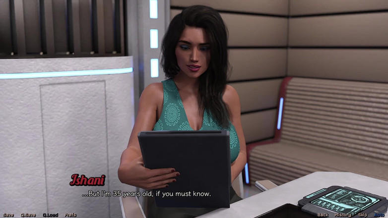 AVN Teller: अंतरिक्ष में फंसे - हॉट नीले बालों वाली चोदने लायक मम्मी की चुदाई की योजना