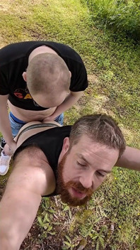 2 Ginger Bears Fuck Outside!