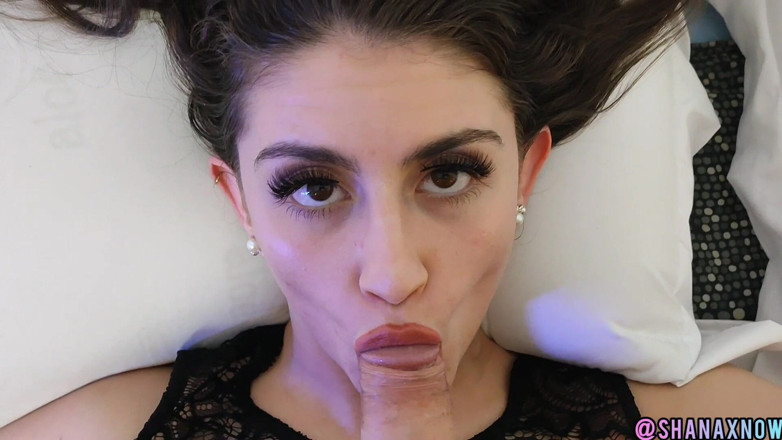 Shanaxnow: Beauty Teen Blowjob Cum in Mouth Swallow