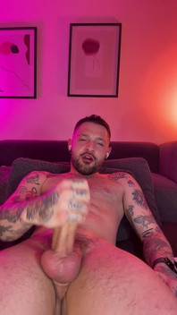 Jerking off My Big Fat Cock While Sniffing My Sweaty Underwear