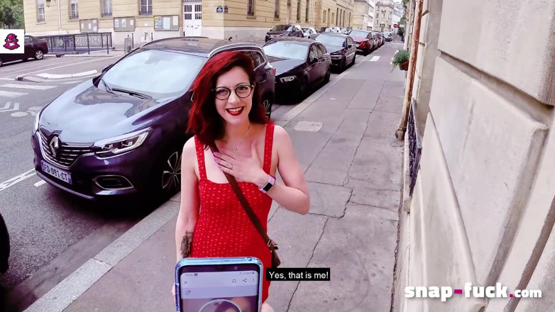 Snap Fuck: Freches mädchen Flora Milano genießt ihr dreckiges fick-date! Snap-fick