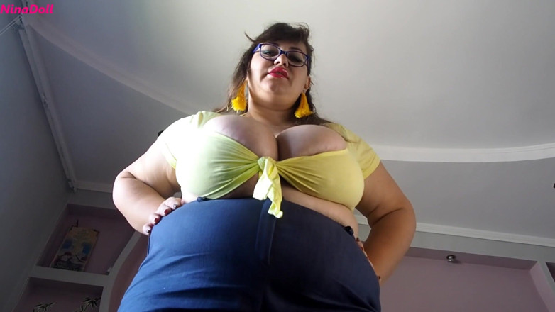 Nina Doll: Giantess notice you and seduce! BBW POV