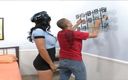 Pervy Studio: Weibliche polizistin zeigt ihre macht