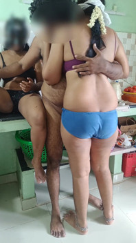 Percintaan peranan bertiga M-F-f di dapur